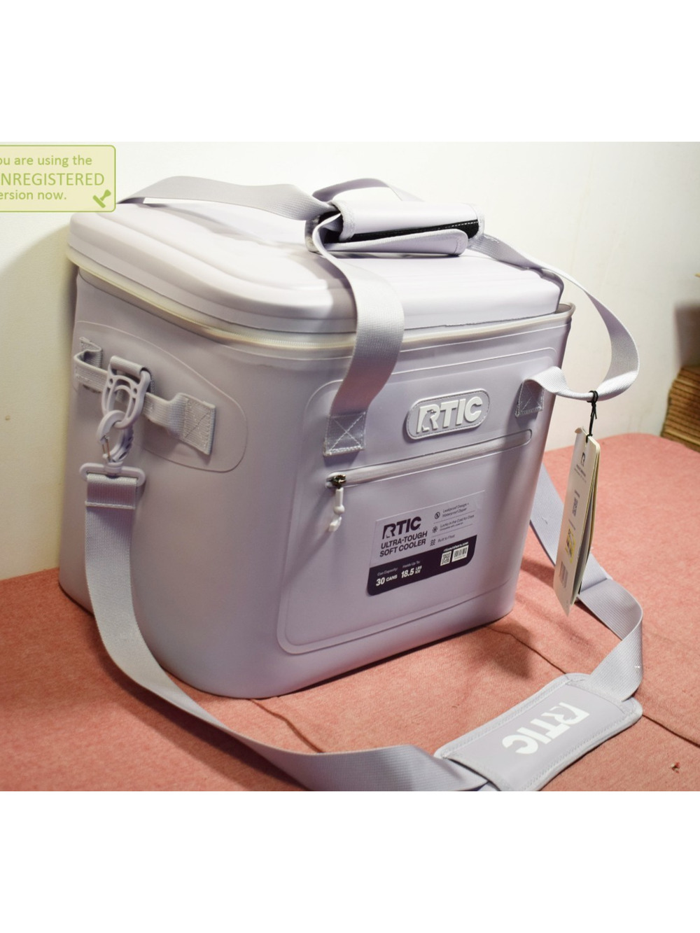 RTIC Outdoors 30 Cans Ultra-Tough Soft Sided Cooler Lilac Purple